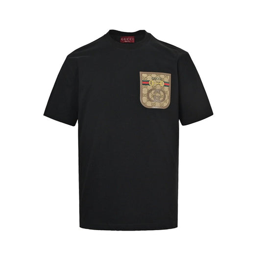 Gucci GG Supreme Horsebit Patch Pocket T-Shirt