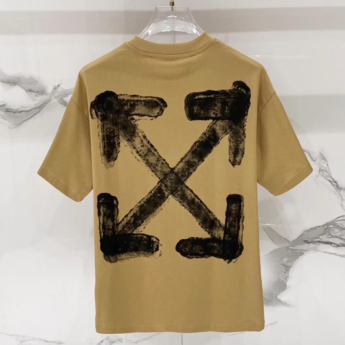 OFF-Whlte Arrow logo print T-shirt#92