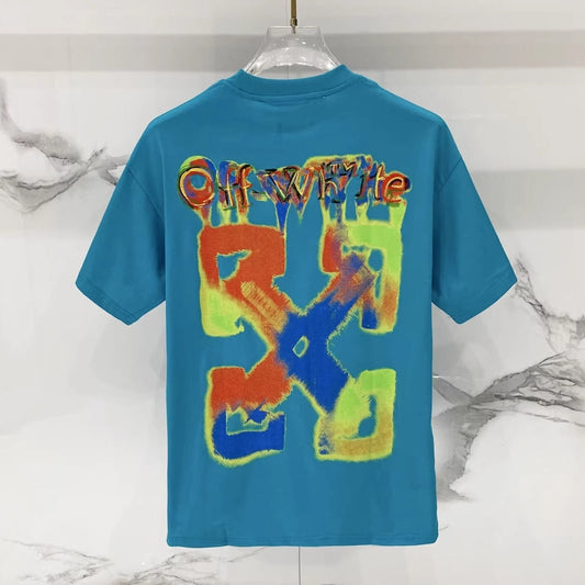 OFF-Whlte Arrow logo print T-shirt#91