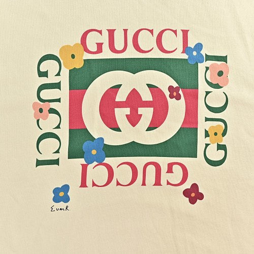 Gucci P185 Black & White Oversized Hoodie