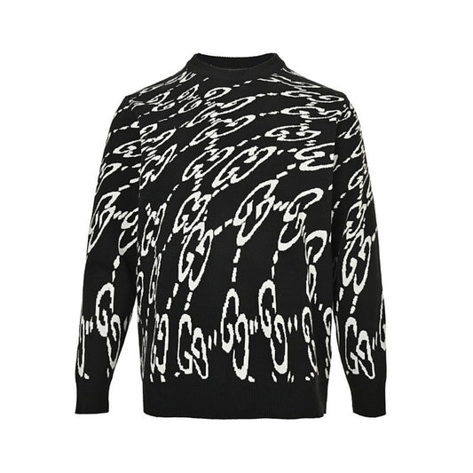 Gucci GG Jacquard Oversized Knit Sweater