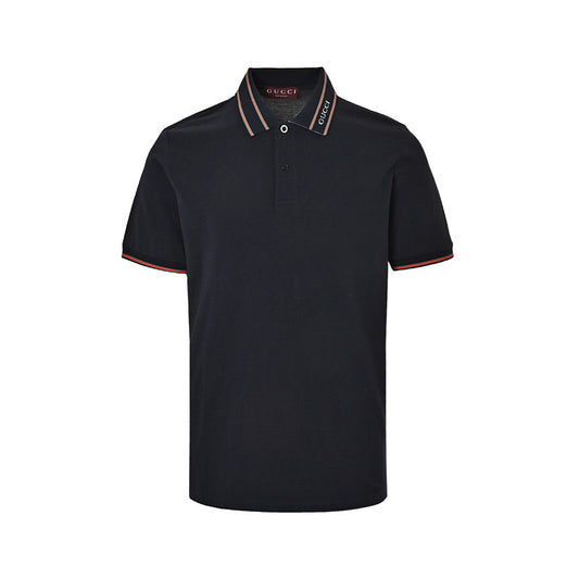 Gucci Stripe-Tipped Polo Shirt