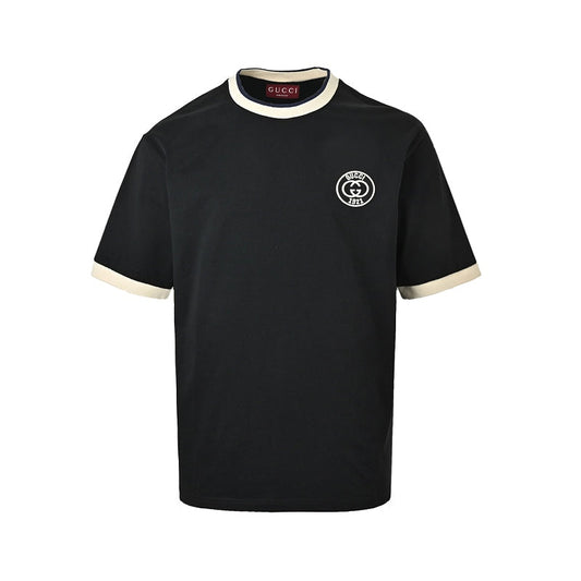 Gucci 1921 Emblem Logo Ringer T-Shirt