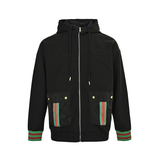 Gucci P185 Oversized Hoodie – Black & White Heavyweight