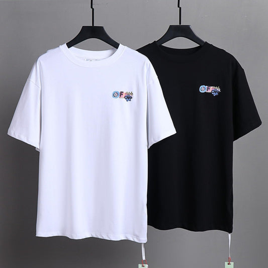 OFF-Whlte Arrow logo print T-shirt#85
