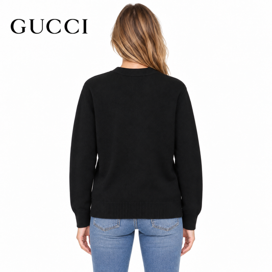 Gucci Unisex G8398 Jacquard Crewneck Sweater