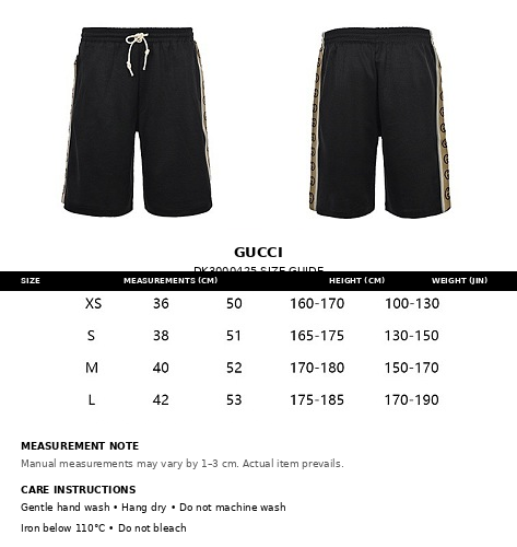 Gucci GG Interlocking Logo Tape Shorts