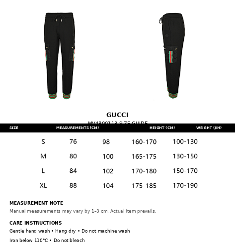 Gucci GG Monogram Jogger Pants – Web Stripe