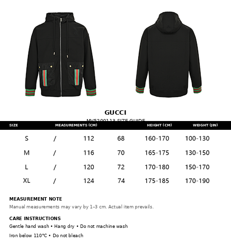 Gucci P185 Oversized Hoodie – Black & White Heavyweight