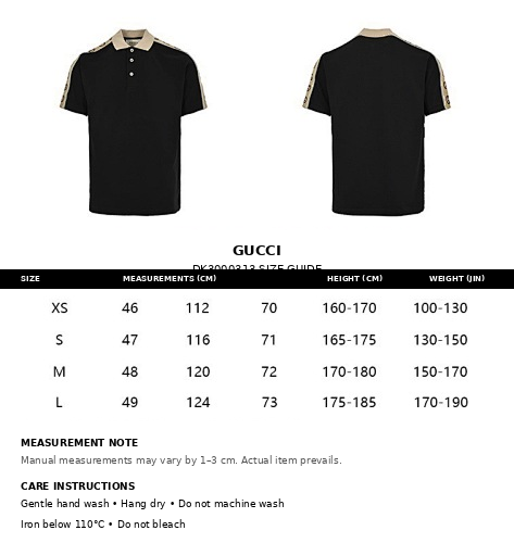 Gucci GG Monogram Polo Shirt – All-Over Diagonal Print