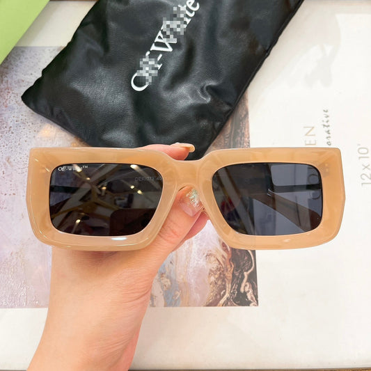OFF-Whlte Arrow logo sunglasses #016