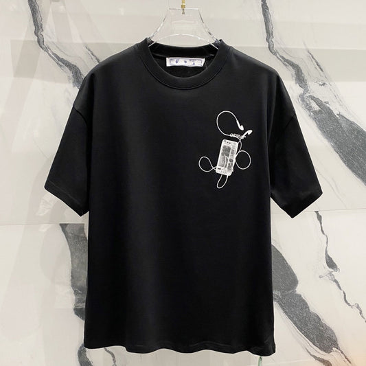 OFF-Whlte Arrow Logo Cotton T-shirt#1050