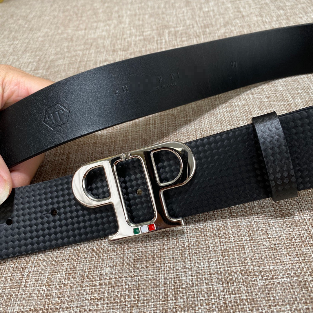 PP Leather Logo Belt#10