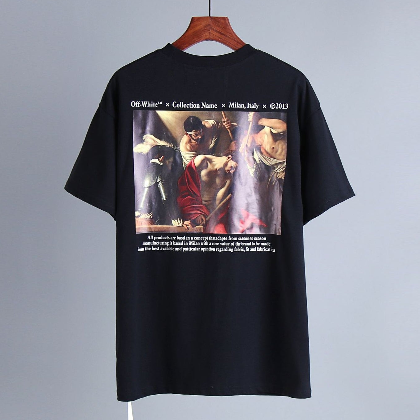 OFF-Whlte Arrow logo print T-shirt#89