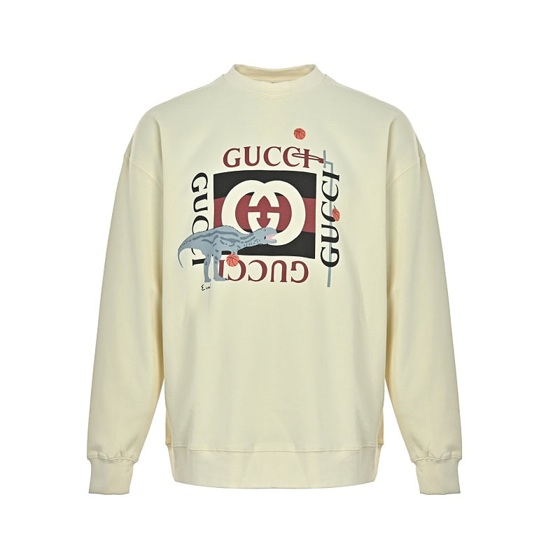 Gucci P185 Oversized Graphic Hoodie