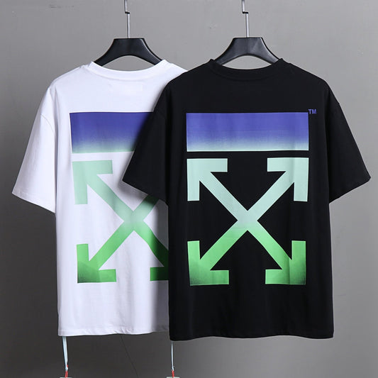 OFF-Whlte Arrow Logo Cotton T-shirt#1005