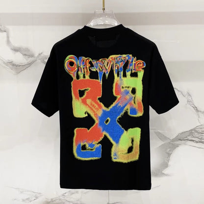 OFF-Whlte Arrow logo print T-shirt#91