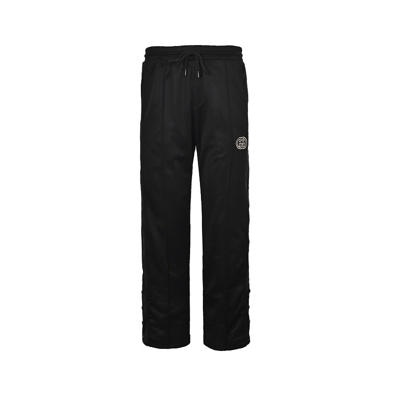 Gucci GG Monogram Jogger Pants with Web Stripe