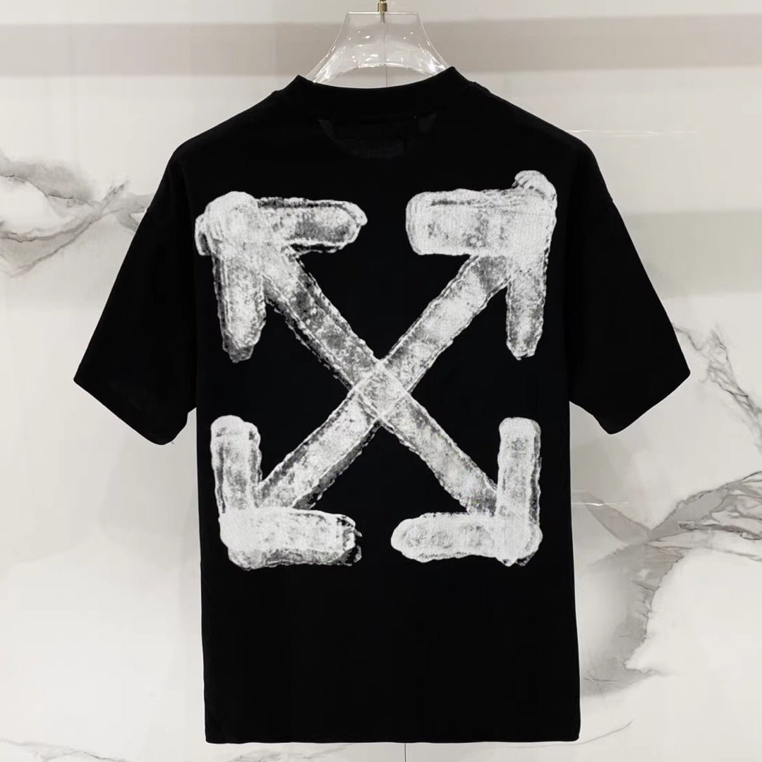 OFF-Whlte Arrow logo print T-shirt#92