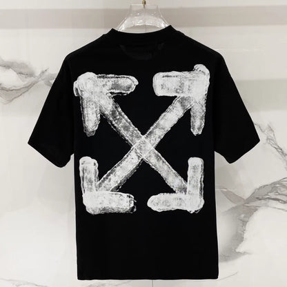 OFF-Whlte Arrow logo print T-shirt#92