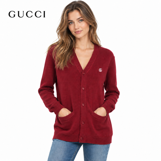 Gucci Unisex Embroidered Cardigan
