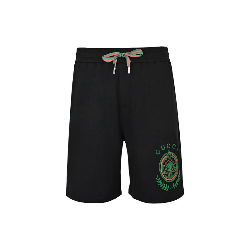 Gucci Crest Embroidered Drawstring Shorts