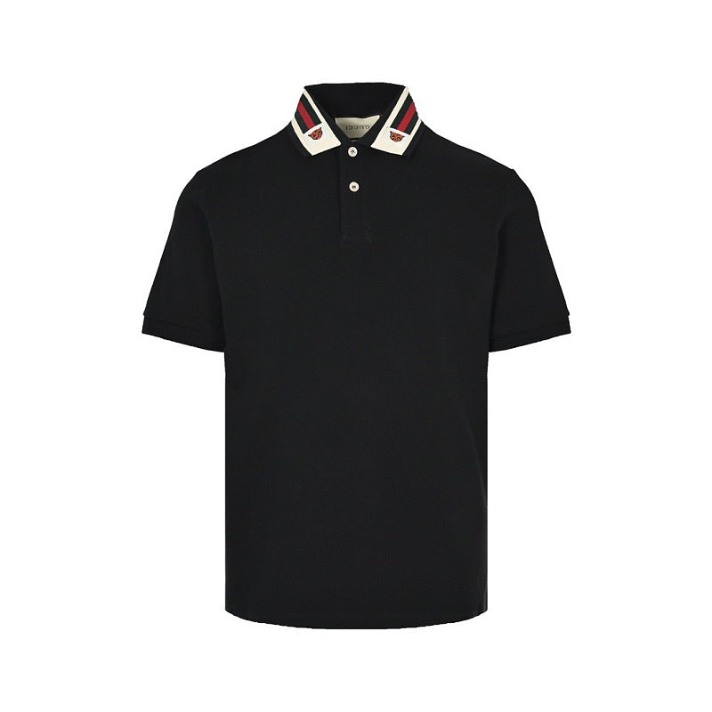 Gucci Web Stripe Collar Polo Shirt