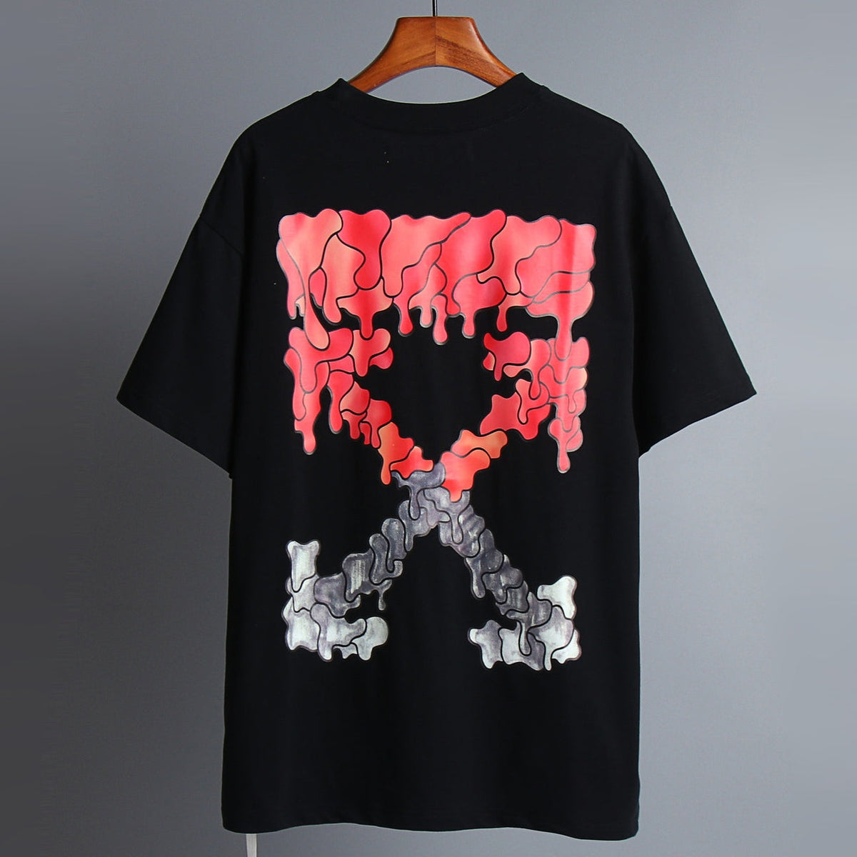 OFF-Whlte Arrow Logo Cotton T-shirt