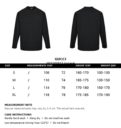 Gucci P185 Oversized Hoodie - Black & White