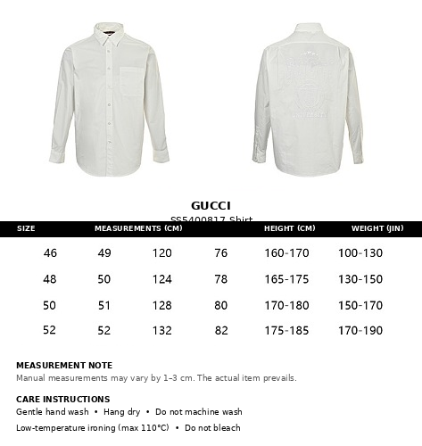 Gucci Signature Script Allover Print Striped Cotton Shirt — Light Blue