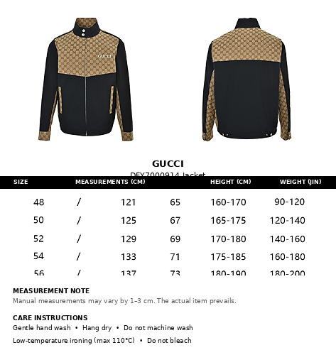 Gucci GG Monogram Jacket