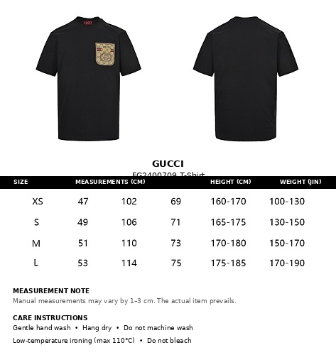 Gucci GG Supreme Horsebit Patch Pocket T-Shirt