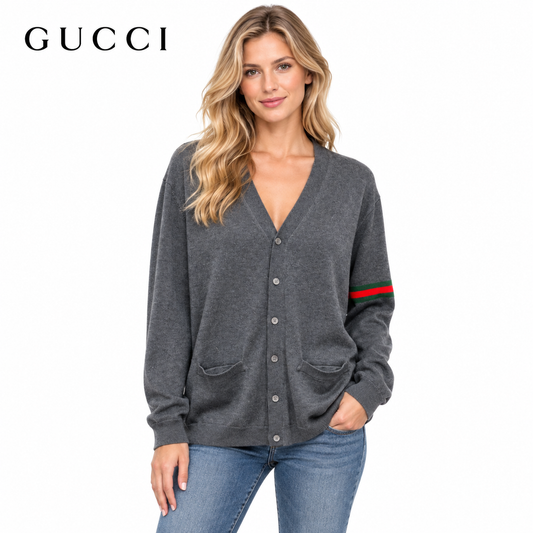 Gucci Unisex Striped Cardigan