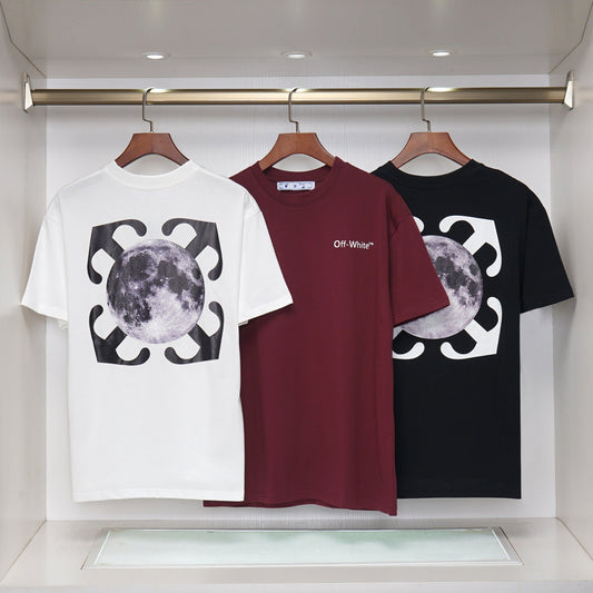 OFF-Whlte Arrow Logo Cotton T-shirt