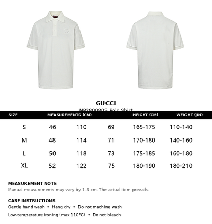 Gucci GG Embroidered Piqué Polo Shirt