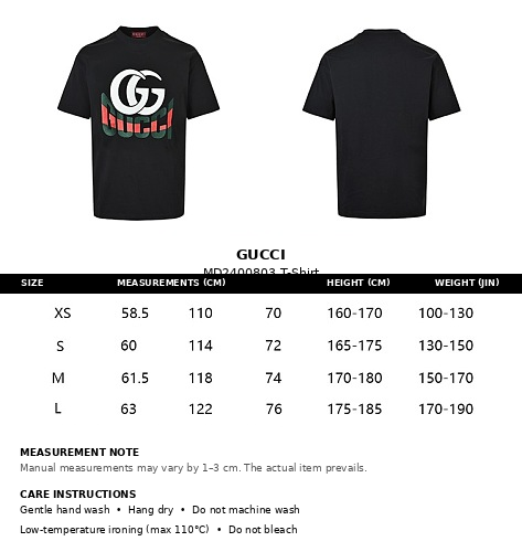 Gucci GG Logo Print Crew-Neck T-Shirt