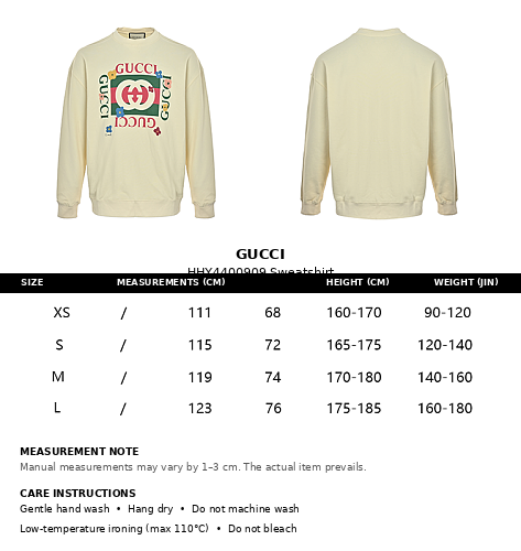 Gucci P185 Black & White Oversized Hoodie