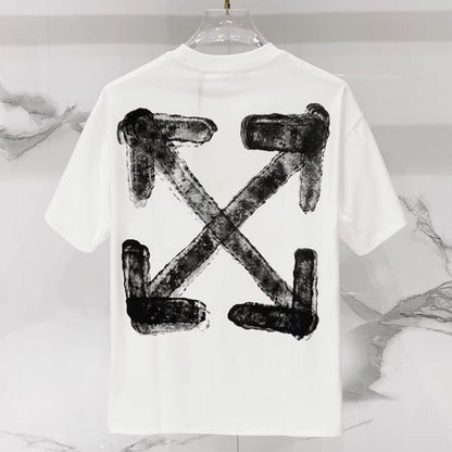 OFF-Whlte Arrow logo print T-shirt#92