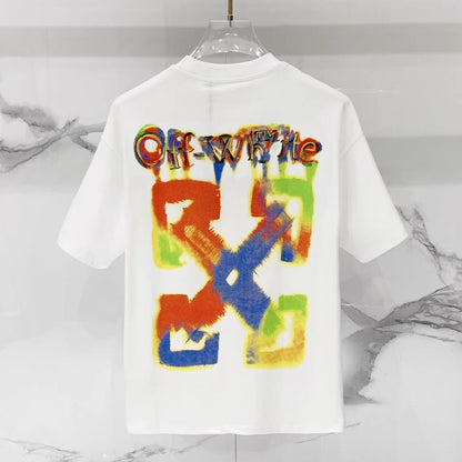 OFF-Whlte Arrow logo print T-shirt#91