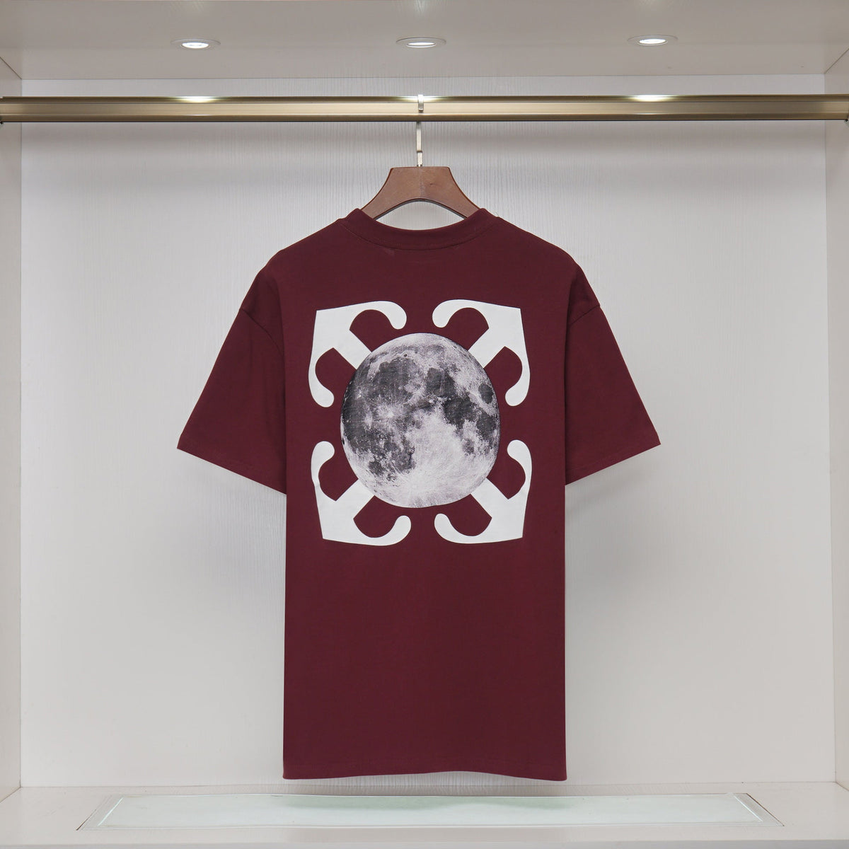 OFF-Whlte Arrow Logo Cotton T-shirt
