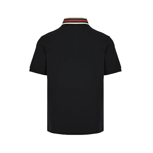 Gucci Web Stripe Collar Polo Shirt