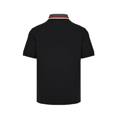 Gucci Web Stripe Collar Polo Shirt