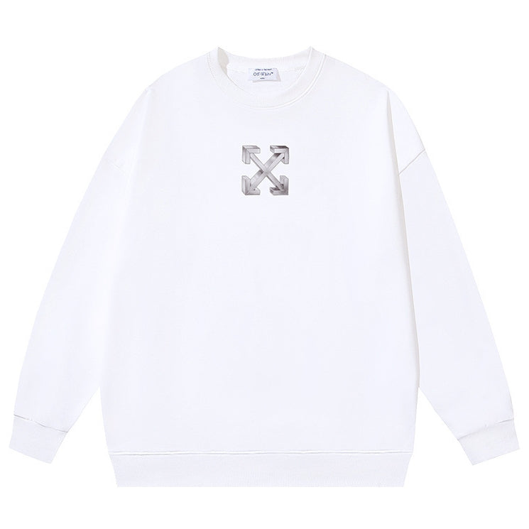 OFF-Whlte Arrow logo sports sweatshirt#1004