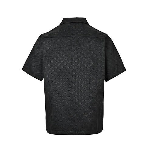 Gucci GG Monogram Short-Sleeve Shirt