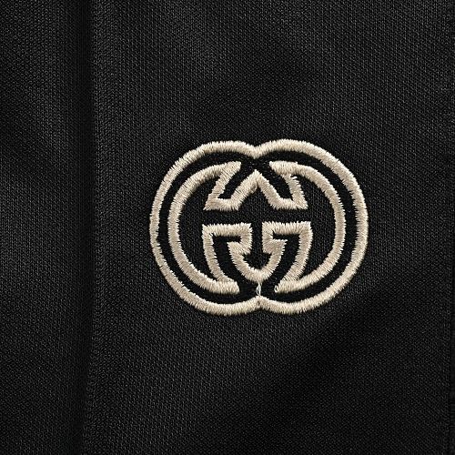 Gucci GG Monogram Jogger Pants with Web Stripe