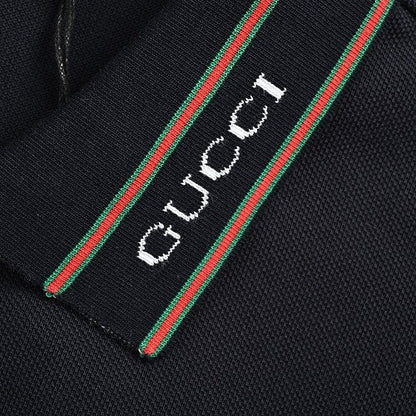 Gucci Web Stripe Tipped Polo Shirt