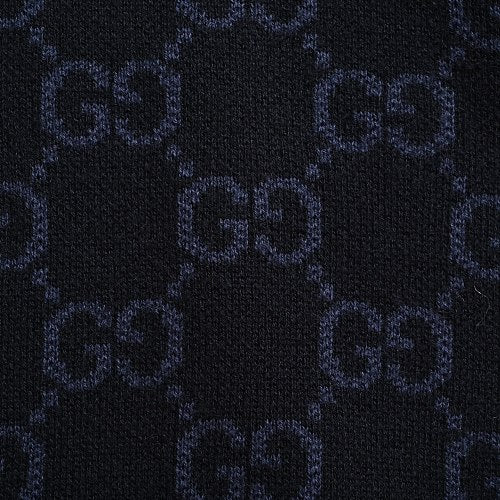 Gucci GG Jacquard Knit Polo Shirt