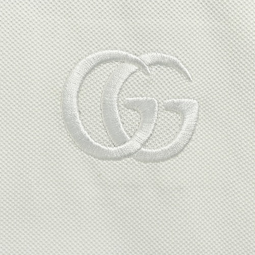 Gucci GG Embroidered Piqué Polo Shirt