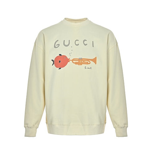 Gucci P185 Oversized Graphic Hoodie