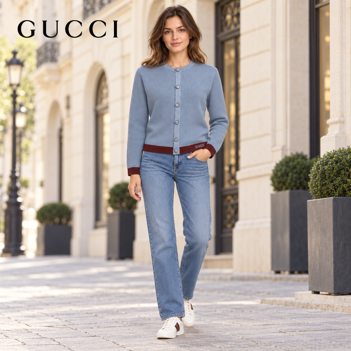 Gucci Unisex Knit Cardigan